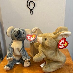 LIKE NEW TY Beanie Babies Eucalyptus and Nibbly